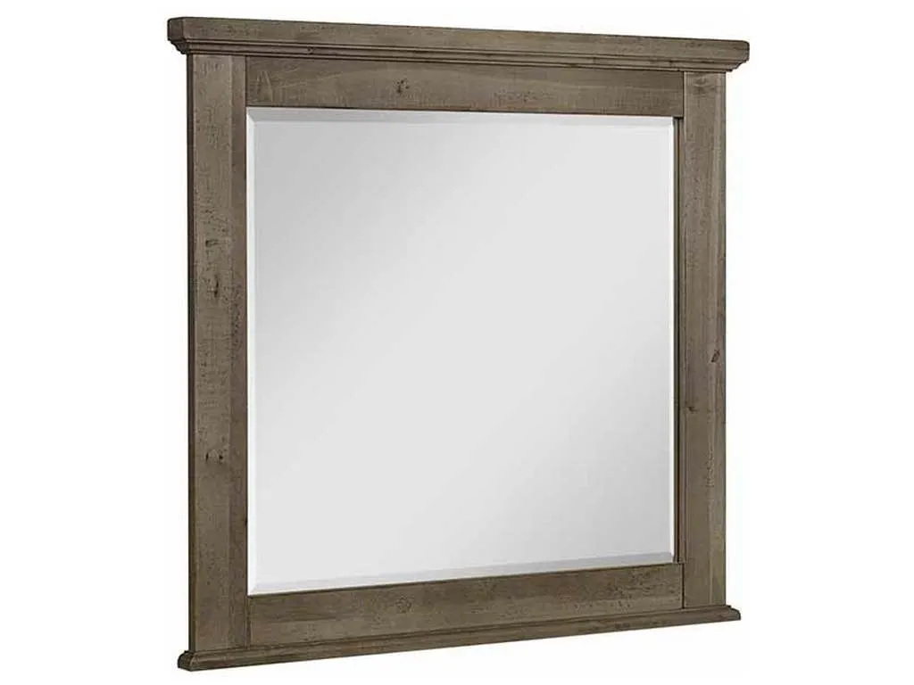 Artisan and Post 172-446 Cool Rustic Landscape Mirror with Beveled Glass Stone Grey