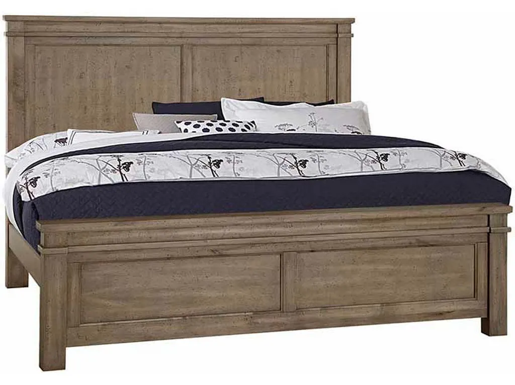 Artisan and Post 172-661-166-933-MS2 Cool Rustic King Mansion Bed Stone Grey Artisan and Post 172-661-166-933-MS2 Cool Rustic King Mansion Bed Stone Grey