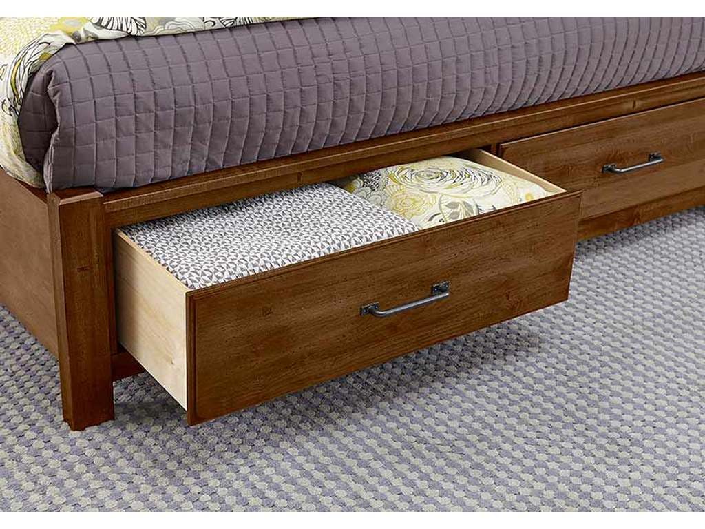 Artisan and Post 174-661-066B-502-666T Cool Rustic King Mansion Bed with Footboard Storage Amber Artisan and Post 174-661-066B-502-666T Cool Rustic King Mansion Bed with Footboard Storage Amber