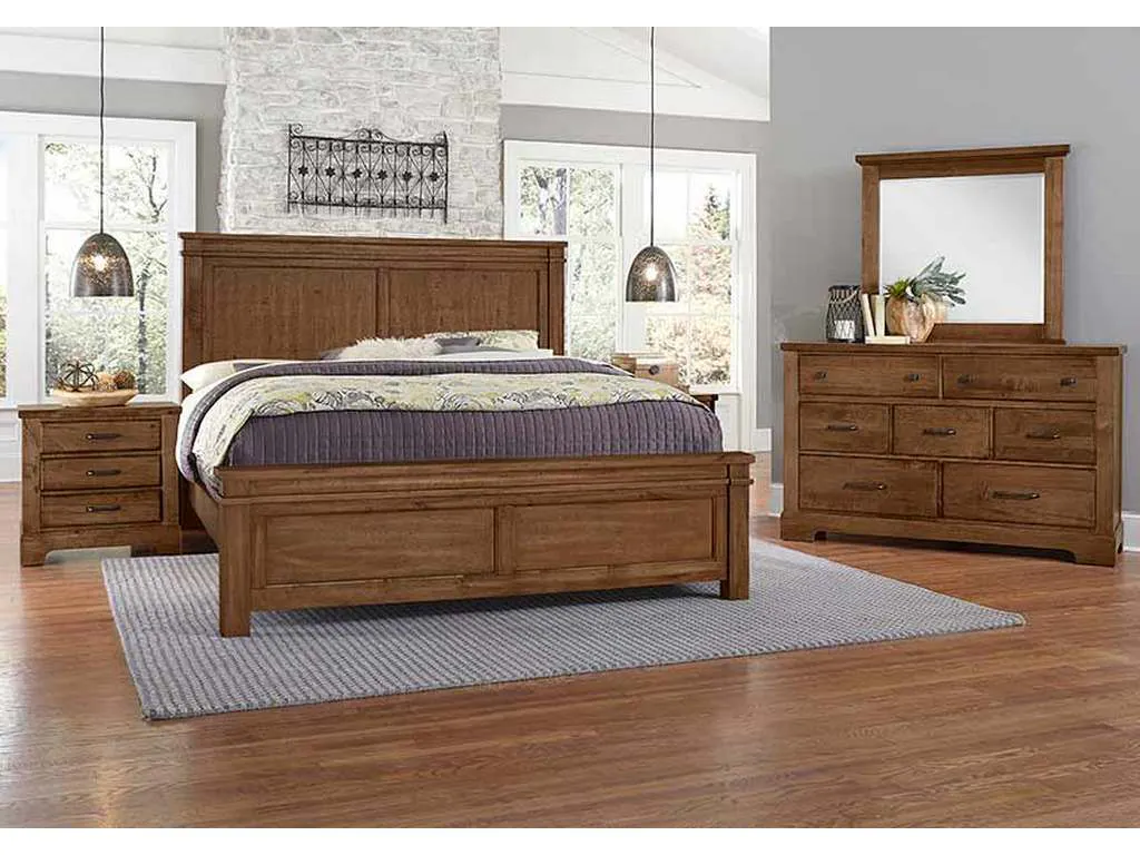 Artisan and Post 174-661-166-933-MS2 Cool Rustic King Mansion Bed Amber Artisan and Post 174-661-166-933-MS2 Cool Rustic King Mansion Bed Amber