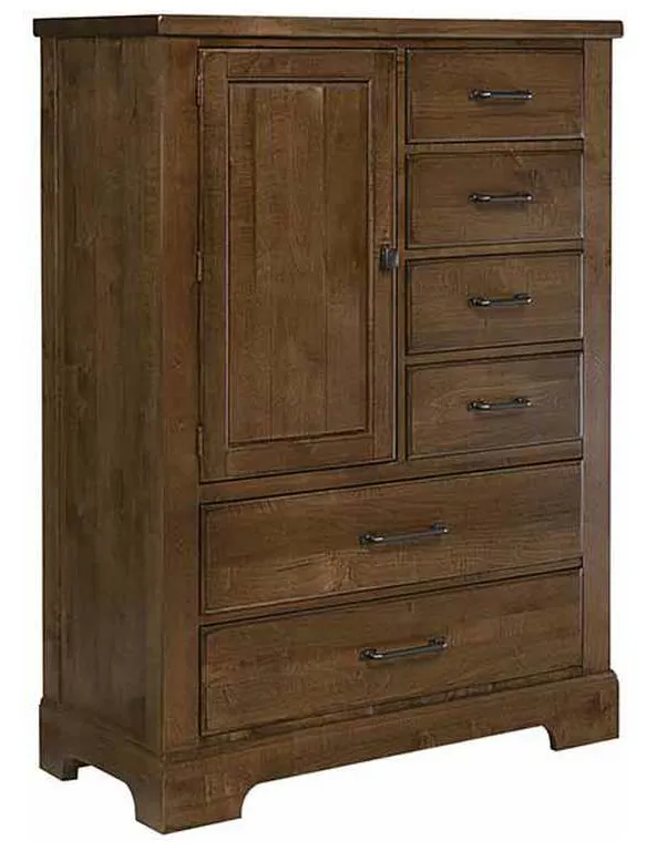 Artisan and Post 174-117 Cool Rustic Standing Chest 6 Drawers with 1 Door Amber Artisan and Post 174-117 Cool Rustic Standing Chest 6 Drawers with 1 Door Amber