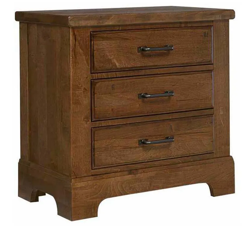 Artisan and Post 174-227 Cool Rustic Nightstand 3 Drawers Amber Artisan and Post 174-227 Cool Rustic Nightstand 3 Drawers Amber
