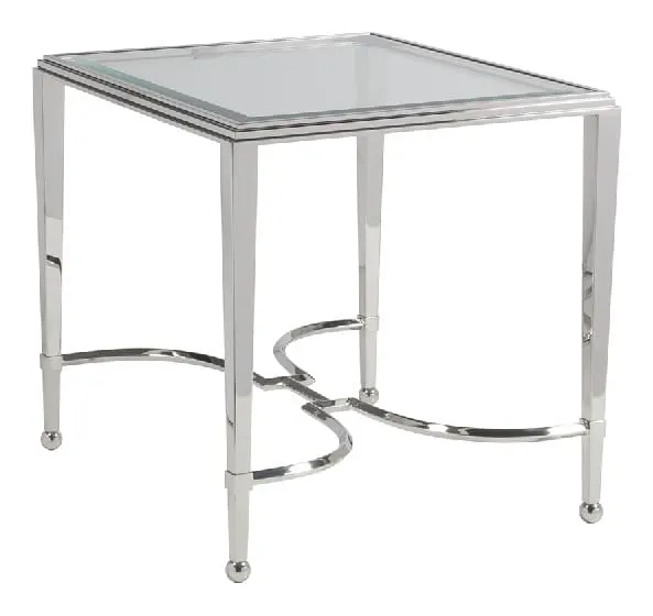 Artistica Home 2111-959 Sangiovese Rect End Table Glass Top Artistica Home 2111-959 Sangiovese Rect End Table Glass Top
