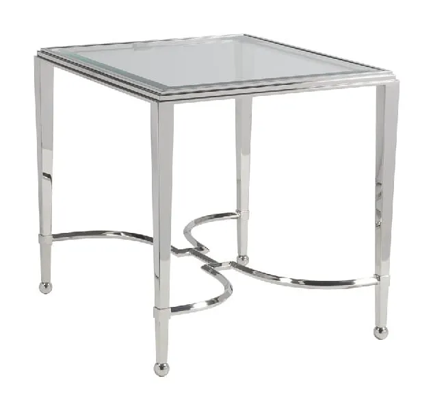 Artistica Home 2111-959 Sangiovese Rect End Table Glass Top Artistica Home 2111-959 Sangiovese Rect End Table Glass Top