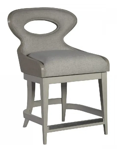 Artistica Home 2141-895-01 Zeitgeist Linen Upholstered Swivel Counter Stool Artistica Home 2141-895-01 Zeitgeist Linen Upholstered Swivel Counter Stool