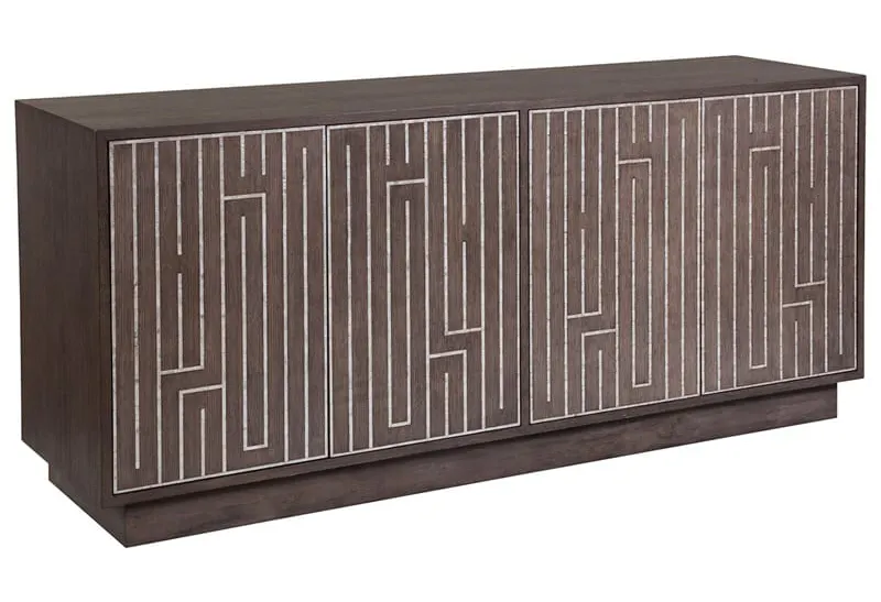 Artistica Home 2026-907 Mercury Media Credenza Artistica Home 2026-907 Mercury Media Credenza