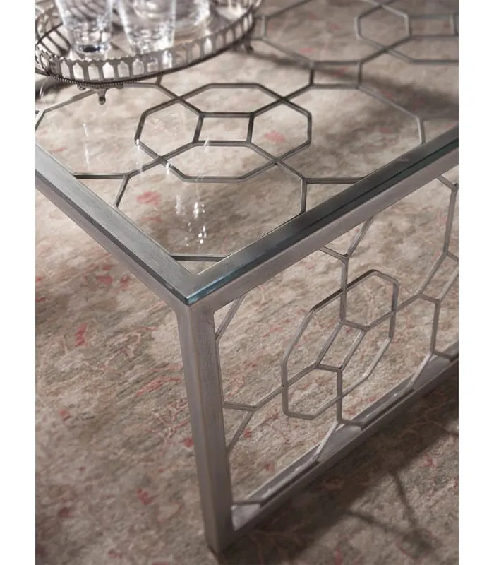 Artistica Home 2056-945-44 Honeycomb Rectangular Cocktail Artistica Home 2056-945-44 Honeycomb Rectangular Cocktail