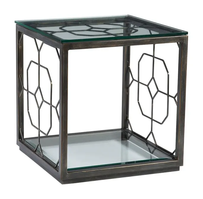Artistica Home 2056-957-46 Honeycomb Square End Table Artistica Home 2056-957-46 Honeycomb Square End Table