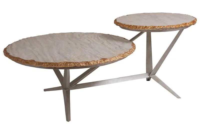 Artistica Home 2069-943 Cosmos Tiered Round Cocktail Table Artistica Home 2069-943 Cosmos Tiered Round Cocktail Table