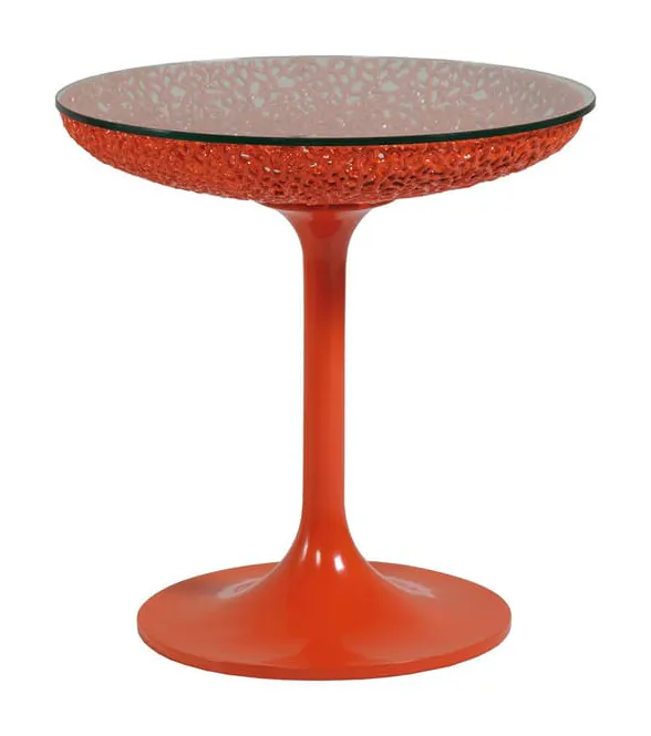 Artistica Home 2073-950C Seascape Round Orange Spot Table Artistica Home 2073-950C Seascape Round Orange Spot Table