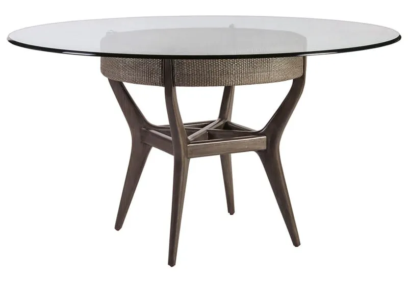 Artistica Home 2075-870-56C Formosa Round Dining Table with Glass Top Artistica Home 2075-870-56C Formosa Round Dining Table with Glass Top
