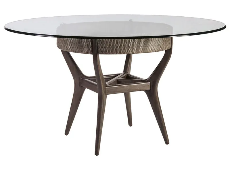 Artistica Home 2075-870-56C Formosa Round Dining Table with Glass Top Artistica Home 2075-870-56C Formosa Round Dining Table with Glass Top