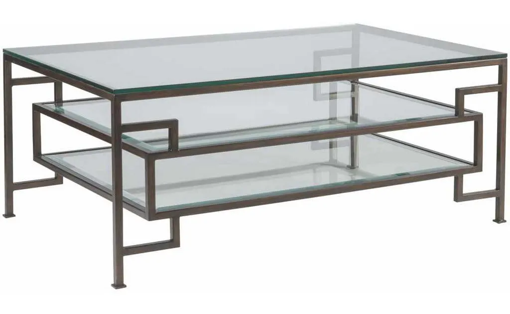 Artistica Home 2006-945-43 Metal Designs Suspension Rectangular Cocktail Table Artistica Home 2006-945-43 Metal Designs Suspension Rectangular Cocktail Table
