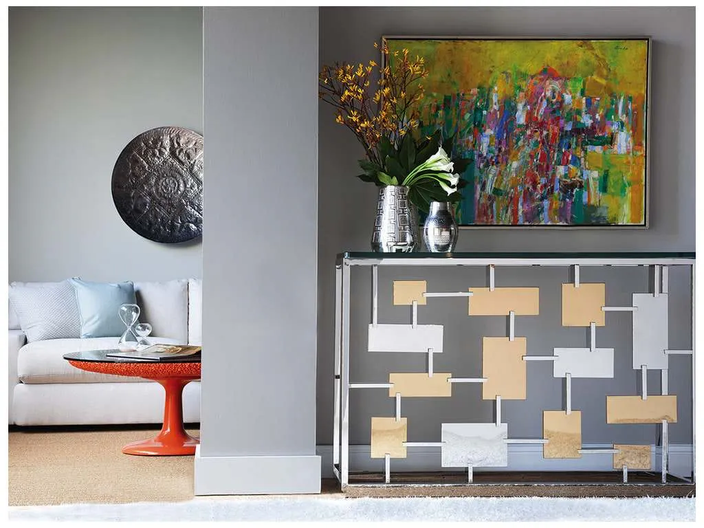 Artistica Home 2041-966C Signature Designs Cityscape Console Artistica Home 2041-966C Signature Designs Cityscape Console