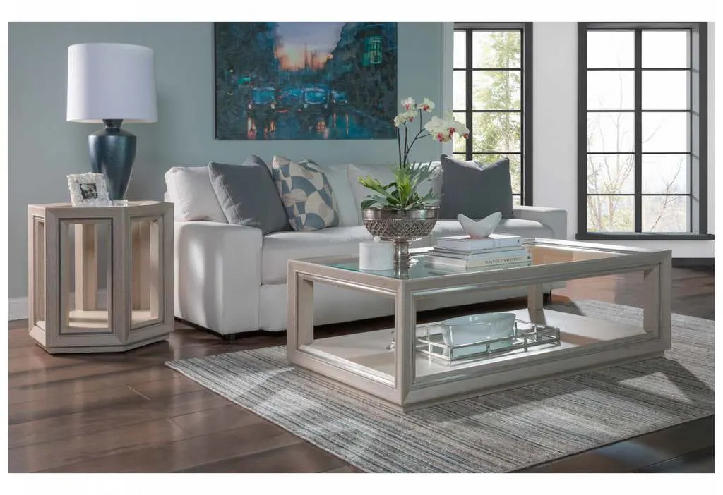 Artistica Home 2141-952 Signature Designs Zeitgeist Linen Hexagonal End Table Artistica Home 2141-952 Signature Designs Zeitgeist Linen Hexagonal End Table