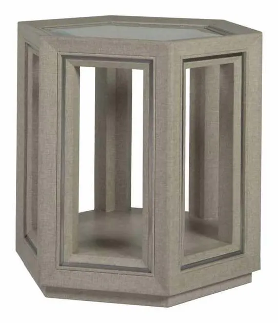 Artistica Home 2141-952 Signature Designs Zeitgeist Linen Hexagonal End Table Artistica Home 2141-952 Signature Designs Zeitgeist Linen Hexagonal End Table