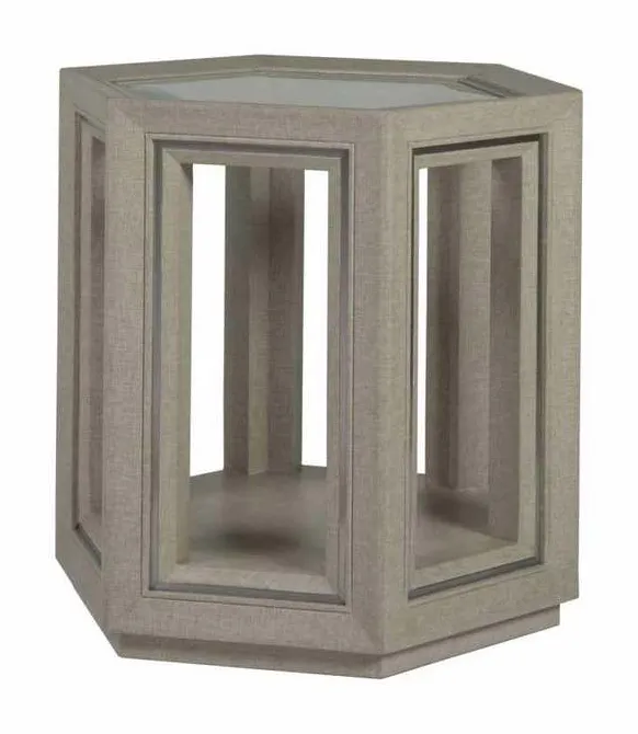 Artistica Home 2141-952 Signature Designs Zeitgeist Linen Hexagonal End Table Artistica Home 2141-952 Signature Designs Zeitgeist Linen Hexagonal End Table