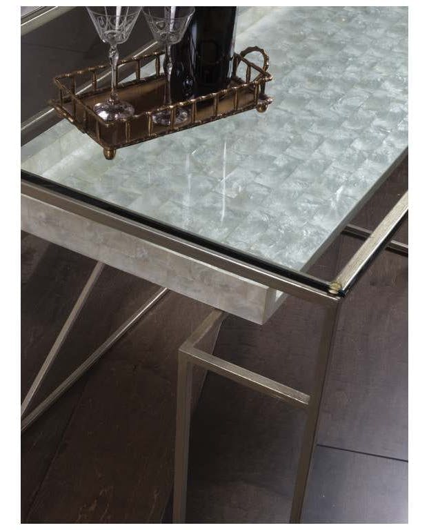 Artistica Home 2156-933C Signature Designs Cumulus Capiz Writing Table Artistica Home 2156-933C Signature Designs Cumulus Capiz Writing Table