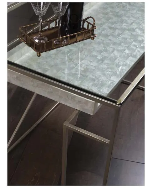 Artistica Home 2156-933C Signature Designs Cumulus Capiz Writing Table Artistica Home 2156-933C Signature Designs Cumulus Capiz Writing Table