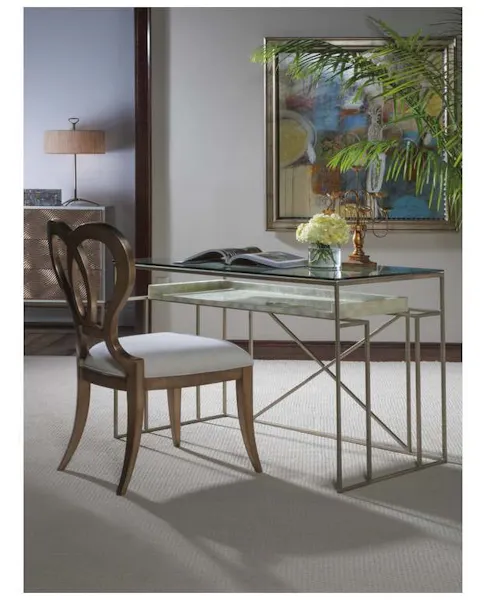Artistica Home 2156-933C Signature Designs Cumulus Capiz Writing Table Artistica Home 2156-933C Signature Designs Cumulus Capiz Writing Table