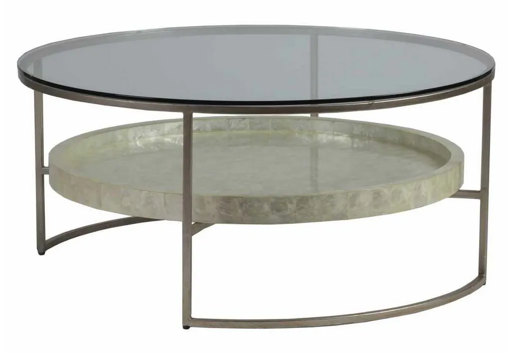 Artistica Home 2156-943C Signature Designs Cumulus Capiz Round Cocktail Table Artistica Home 2156-943C Signature Designs Cumulus Capiz Round Cocktail Table
