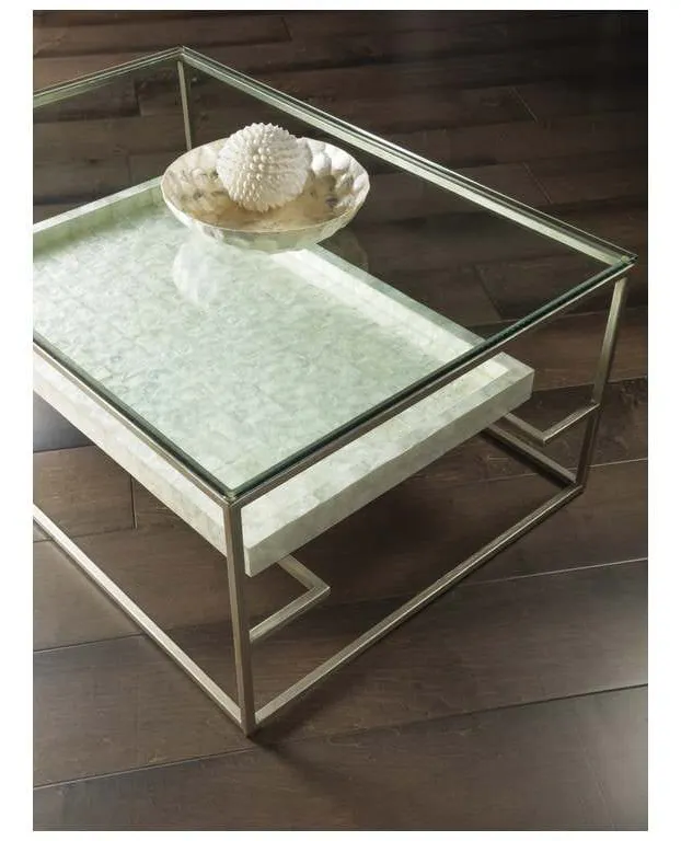 Artistica Home 2156-945C Signature Designs Cumulus Capiz Rectangular Cocktail Table Artistica Home 2156-945C Signature Designs Cumulus Capiz Rectangular Cocktail Table