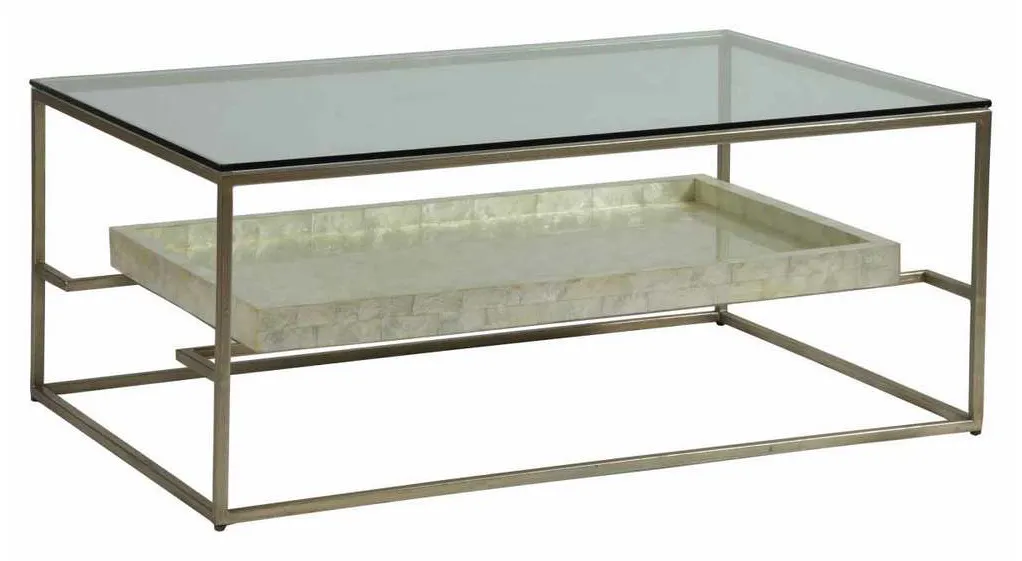 Artistica Home 2156-945C Signature Designs Cumulus Capiz Rectangular Cocktail Table Artistica Home 2156-945C Signature Designs Cumulus Capiz Rectangular Cocktail Table
