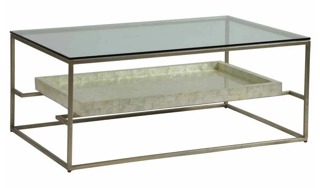 Artistica Home 2156-945C Signature Designs Cumulus Capiz Rectangular Cocktail Table Artistica Home 2156-945C Signature Designs Cumulus Capiz Rectangular Cocktail Table