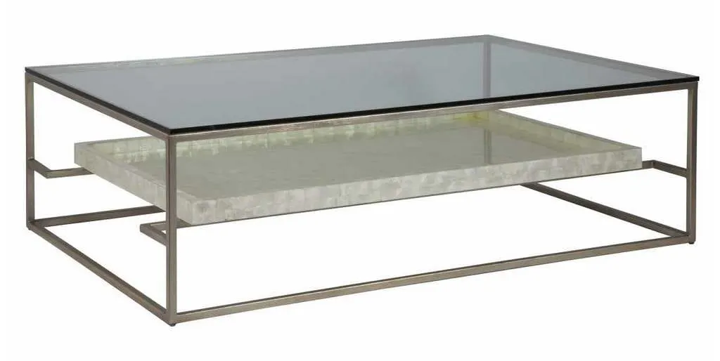 Artistica Home 2156-949C Signature Designs Cumulus Capiz Large Rectangular Cocktail Table Artistica Home 2156-949C Signature Designs Cumulus Capiz Large Rectangular Cocktail Table