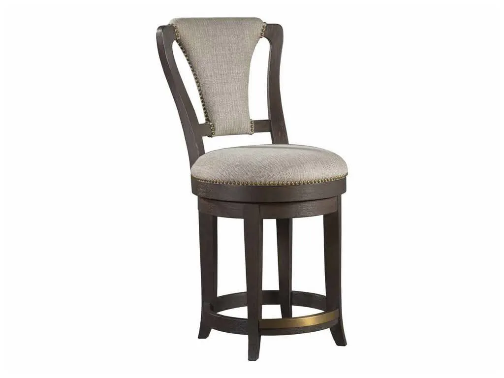 Artistica Home 2170-895-01 Verbatim Verbatim Upholstered Swivel Counter Stool