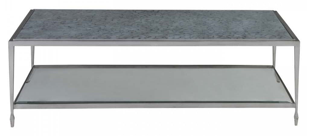 Artistica Home 2213-945C Signature Designs Sashay Silver Rectangular Cocktail Table Artistica Home 2213-945C Signature Designs Sashay Silver Rectangular Cocktail Table