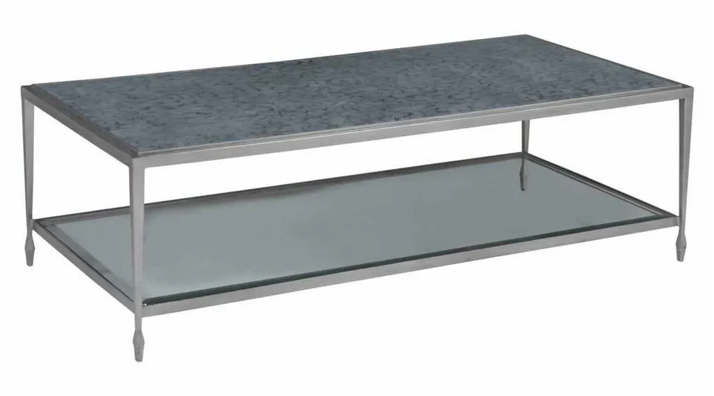 Artistica Home 2213-945C Signature Designs Sashay Silver Rectangular Cocktail Table Artistica Home 2213-945C Signature Designs Sashay Silver Rectangular Cocktail Table