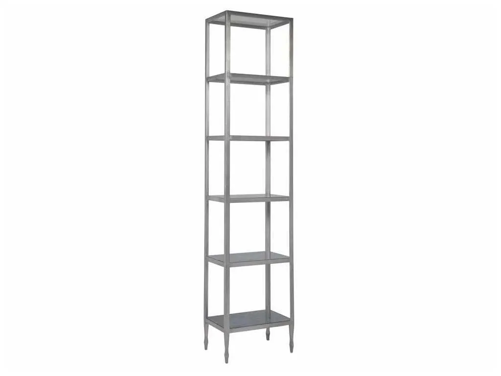Artistica Home 2213-990C Signature Designs Sashay Silver Slim Etagere