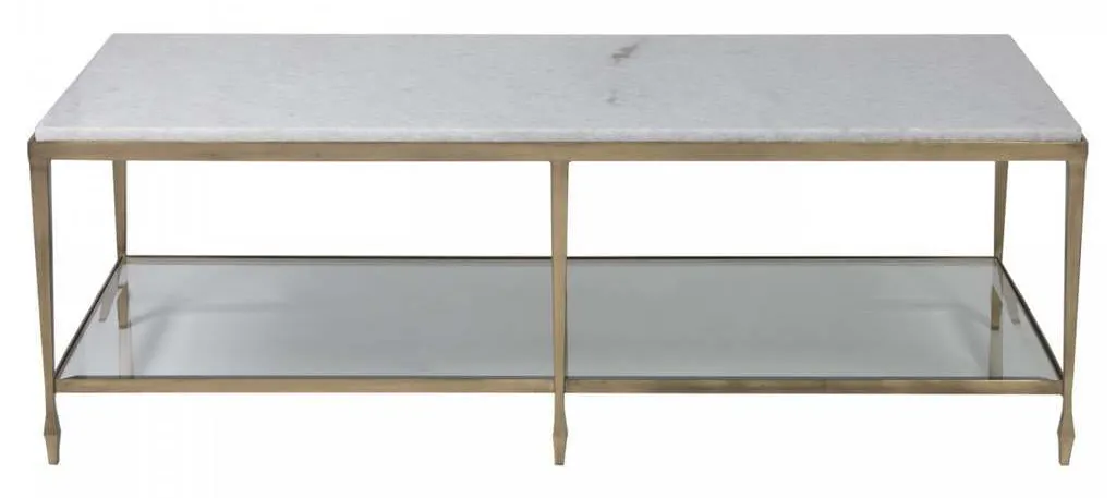 Artistica Home 2214-945 Signature Designs Sashay Gold Rectangular Cocktail Table Artistica Home 2214-945 Signature Designs Sashay Gold Rectangular Cocktail Table