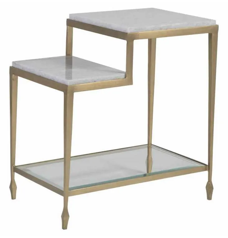 Artistica Home 2214-955 Signature Designs Sashay Gold Rectangular End Table Artistica Home 2214-955 Signature Designs Sashay Gold Rectangular End Table