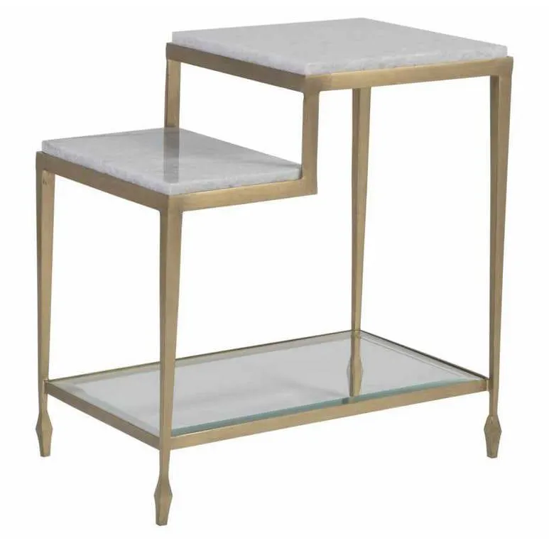 Artistica Home 2214-955 Signature Designs Sashay Gold Rectangular End Table Artistica Home 2214-955 Signature Designs Sashay Gold Rectangular End Table