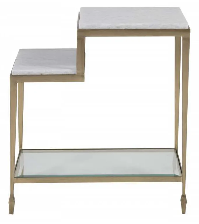 Artistica Home 2214-955 Signature Designs Sashay Gold Rectangular End Table Artistica Home 2214-955 Signature Designs Sashay Gold Rectangular End Table