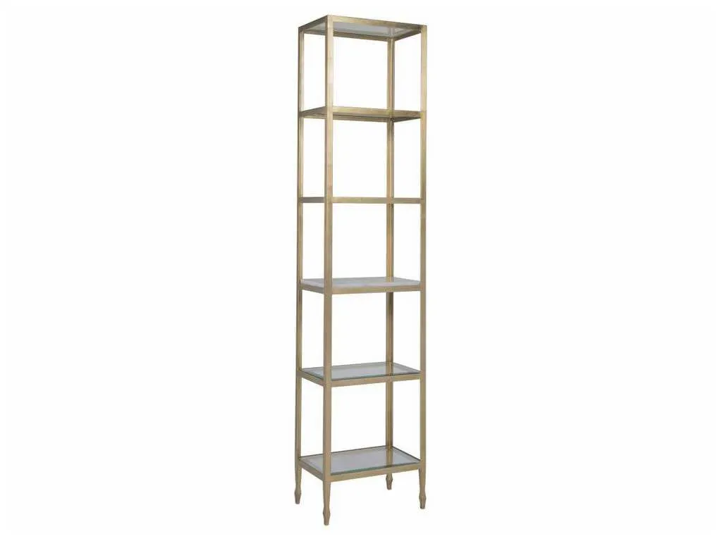 Artistica Home 2214-990 Signature Designs Sashay Gold Slim Etagere