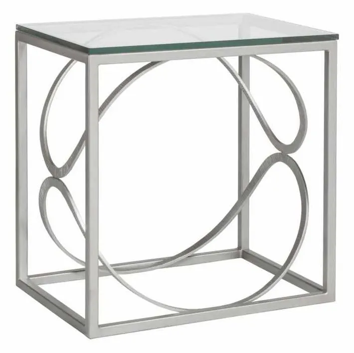 Artistica Home 2234-955-46 Metal Designs Ellipse Rectangular End Table Artistica Home 2234-955-46 Metal Designs Ellipse Rectangular End Table
