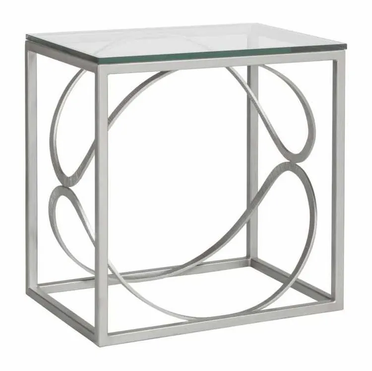Artistica Home 2234-955-46 Metal Designs Ellipse Rectangular End Table Artistica Home 2234-955-46 Metal Designs Ellipse Rectangular End Table