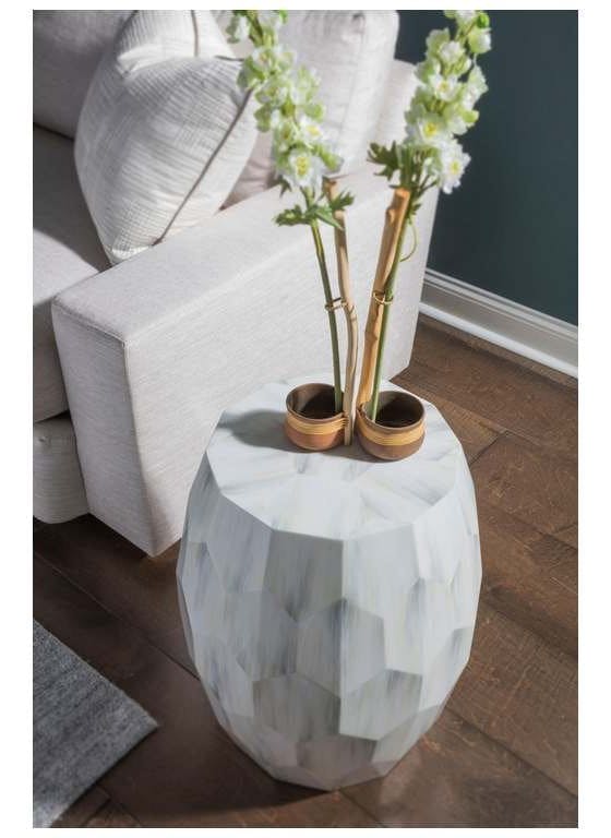 Artistica Home 2243-951 Signature Designs Bello Faceted Drum Table Artistica Home 2243-951 Signature Designs Bello Faceted Drum Table
