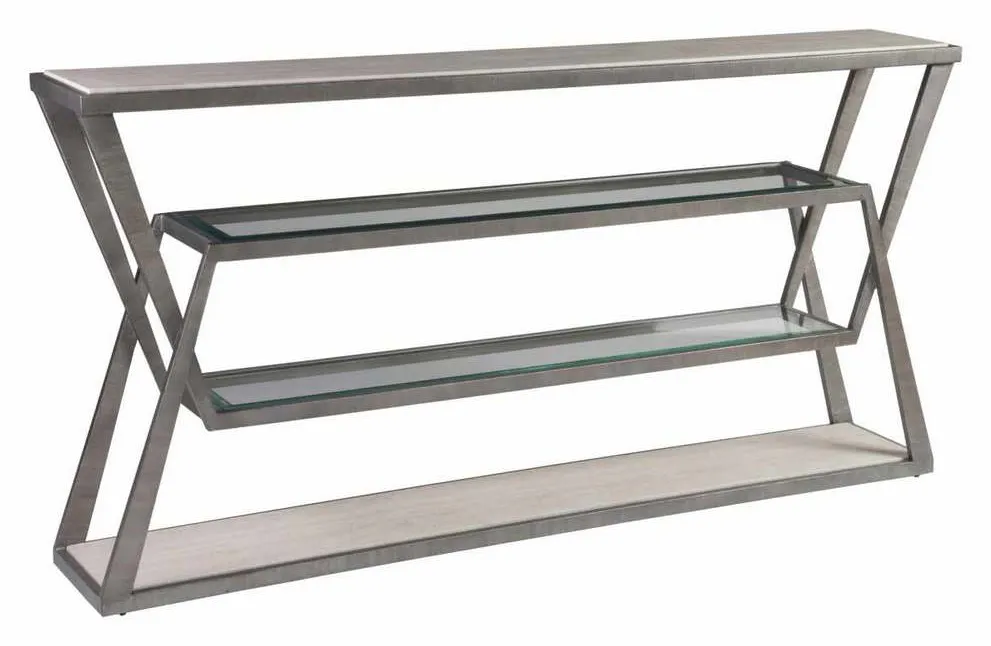 Artistica Home 2273-966 Signature Designs Adamo Silver Gray Console Artistica Home 2273-966 Signature Designs Adamo Silver Gray Console