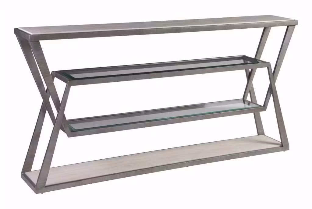 Artistica Home 2273-966 Signature Designs Adamo Silver Gray Console Artistica Home 2273-966 Signature Designs Adamo Silver Gray Console
