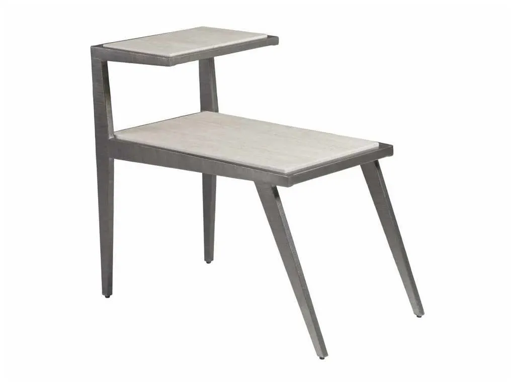 Artistica Home 2273-955 Signature Designs Adamo Silver Gray Side Table