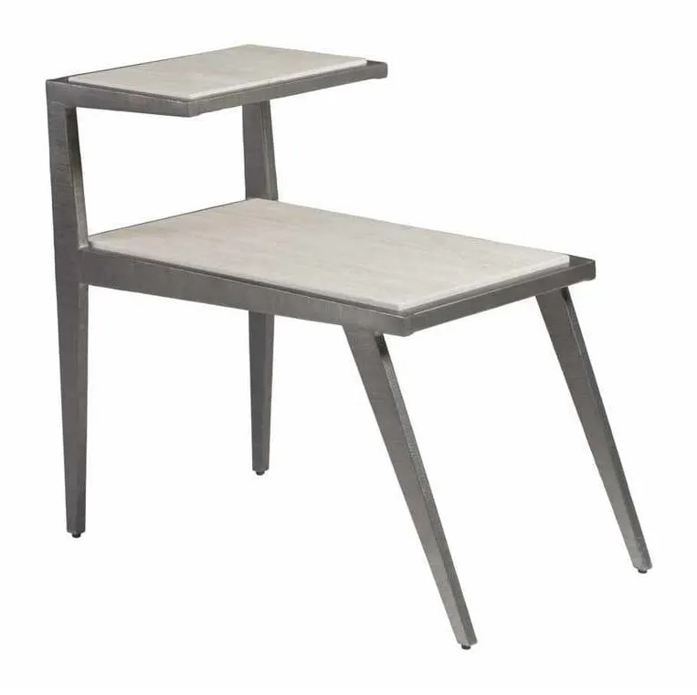 Artistica Home 2273-955 Signature Designs Adamo Silver Gray Side Table Artistica Home 2273-955 Signature Designs Adamo Silver Gray Side Table