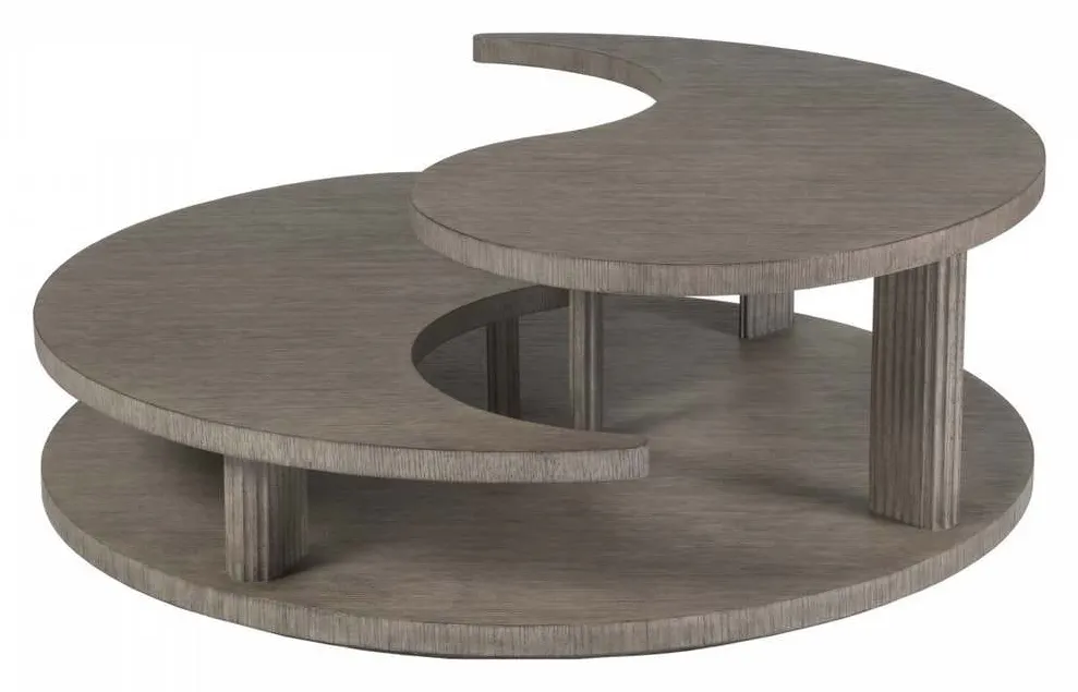 Artistica Home 2285-943 Signature Designs Yin Yang Round Cocktail Table Artistica Home 2285-943 Signature Designs Yin Yang Round Cocktail Table
