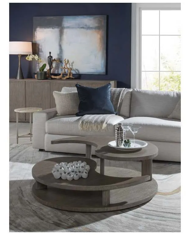 Artistica Home 2285-943 Signature Designs Yin Yang Round Cocktail Table Artistica Home 2285-943 Signature Designs Yin Yang Round Cocktail Table