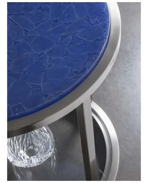 Artistica Home 2288-953 Signature Designs Ultramarine Round End Table Artistica Home 2288-953 Signature Designs Ultramarine Round End Table