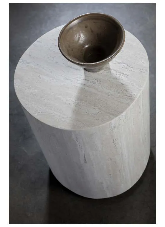 Artistica Home 2317-950 Signature Designs Cassio Round Drum Spot Table Artistica Home 2317-950 Signature Designs Cassio Round Drum Spot Table