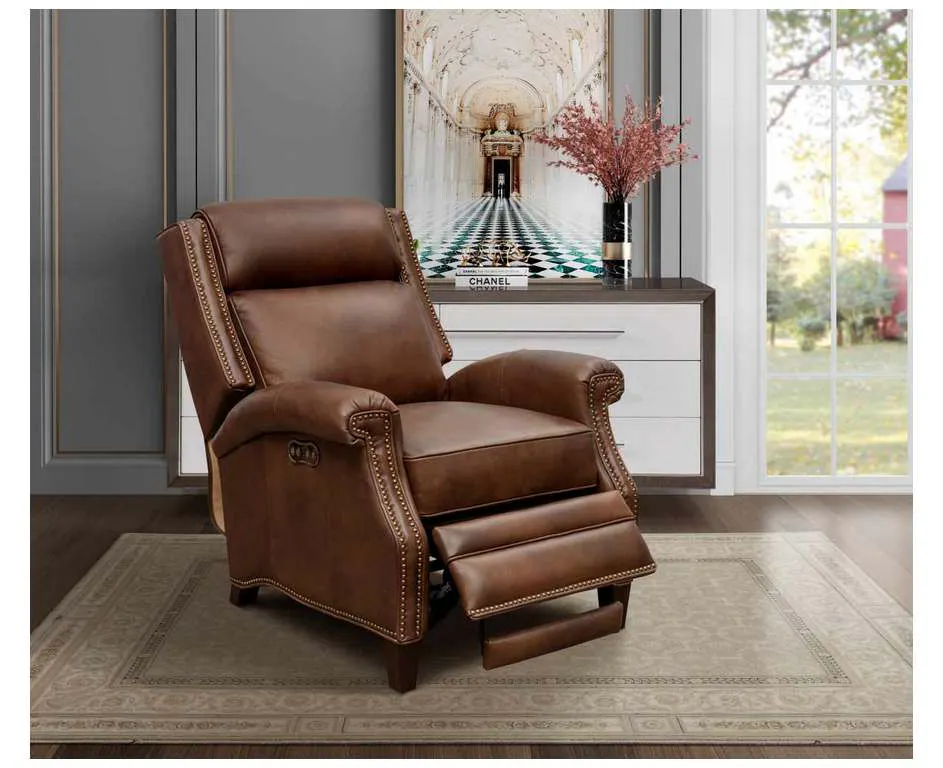 BarcaLounger 9PH-3286-5460-85 Barrett Power Recline Worthington Cognac BarcaLounger 9PH-3286-5460-85 Barrett Power Recline Worthington Cognac